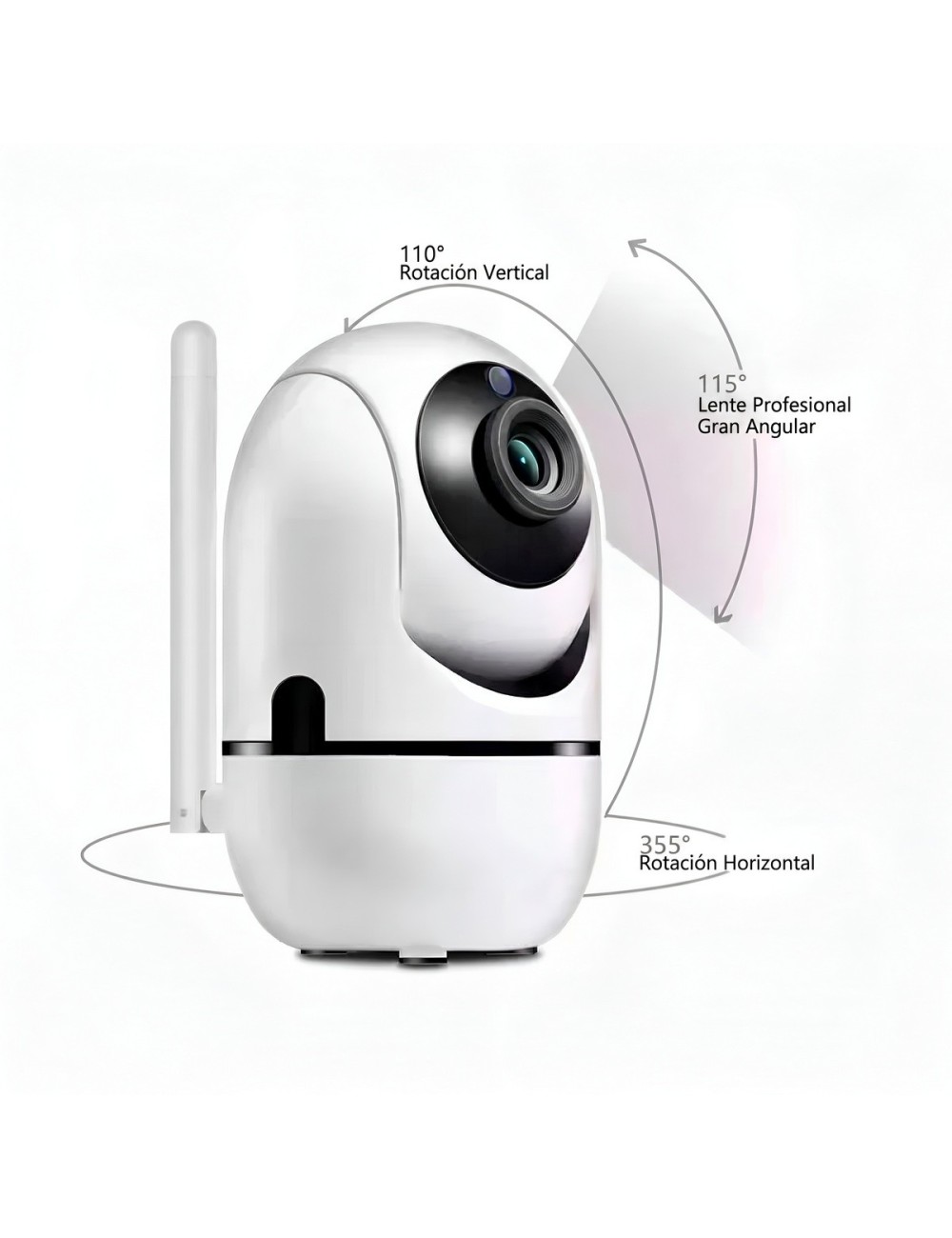 Cámara De Seguridad Smart Wifi 2mp Monitor Bebé V380