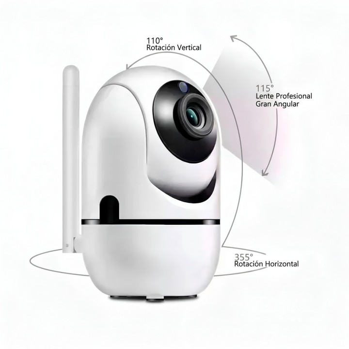 Cámara De Seguridad Smart Wifi 2mp Monitor Bebé V380