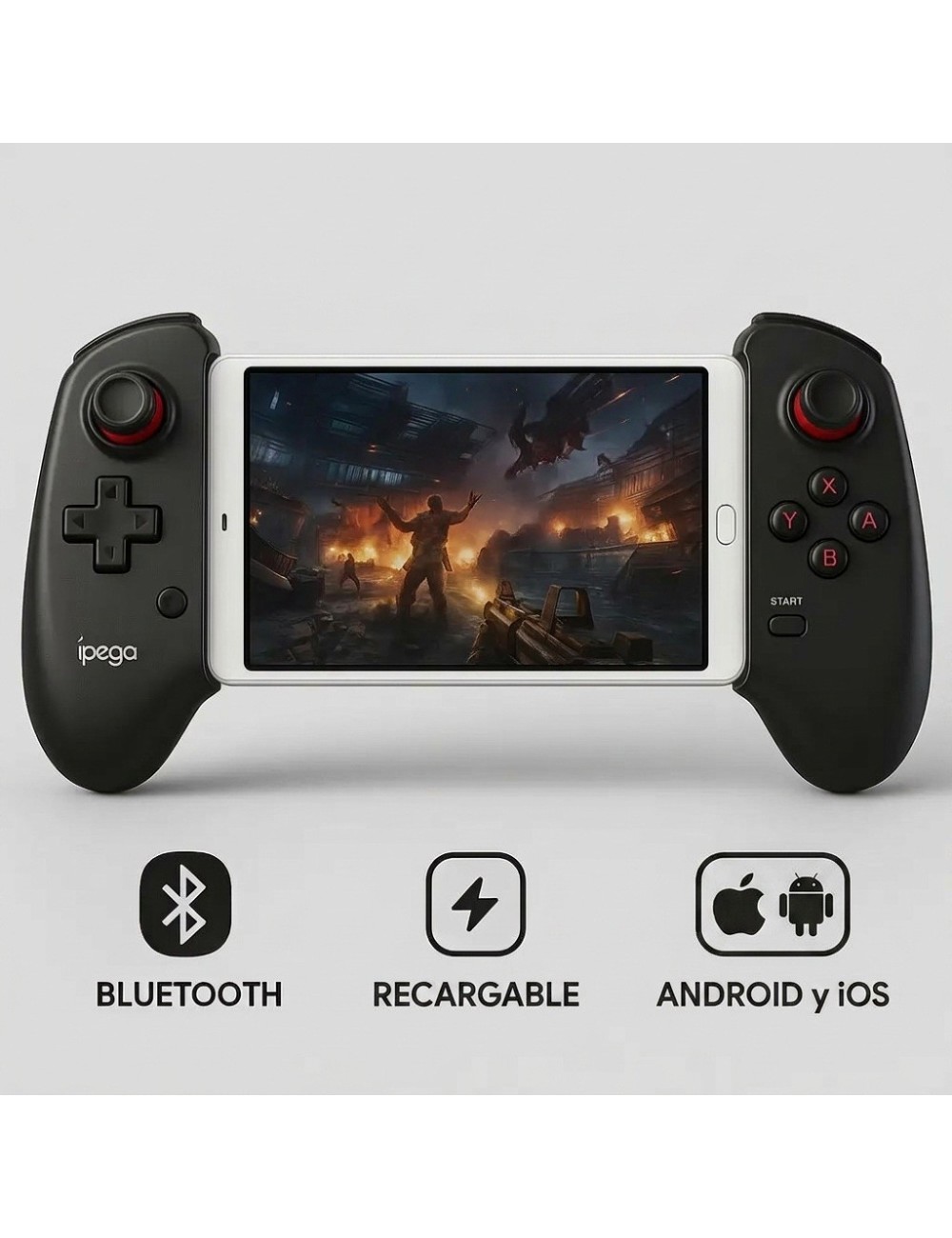 Control Gamepad Ípega Pg-9083 Inalámbrico Retráctil