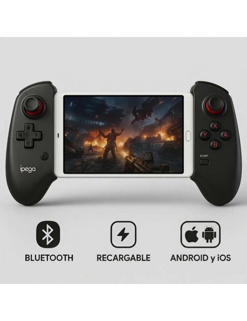 Control Gamepad Ípega Pg-9083 Inalámbrico Retráctil