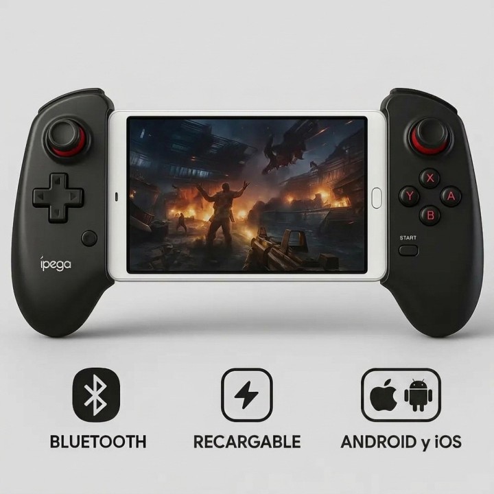 Control Gamepad Ípega Pg-9083 Inalámbrico Retráctil