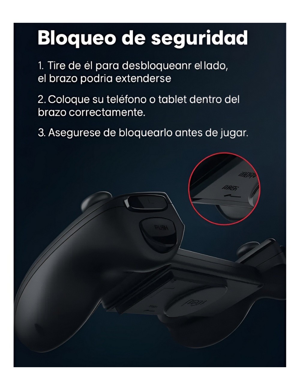 Control Gamepad Ípega Pg-9083 Inalámbrico Retráctil