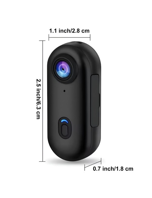 Mini Cámara Deportiva Acción Fhd 1080p Wifi Acuática