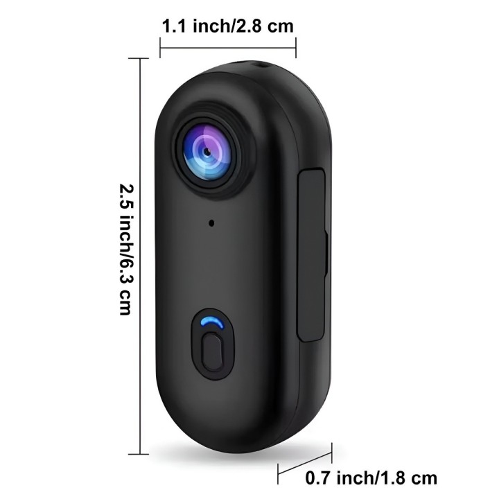 Mini Cámara Deportiva Acción Fhd 1080p Wifi Acuática