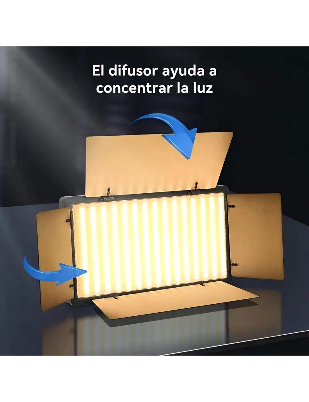 Panel Luz Led Video Profesional Con Trípode 2.1m Y Control