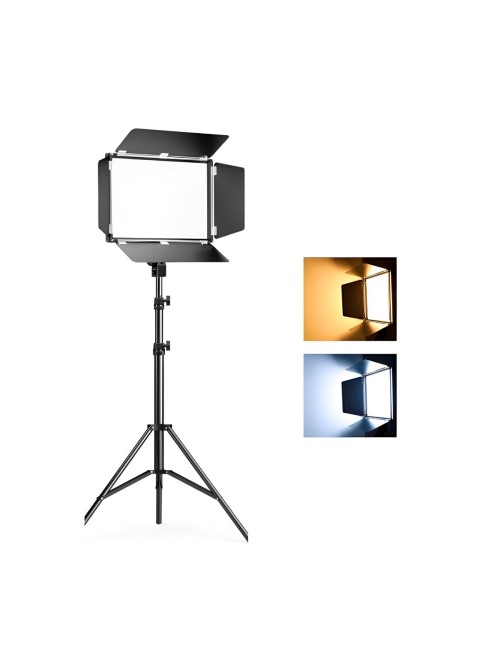 Panel Luz Led Video Profesional Con Trípode 2.1m Y Control
