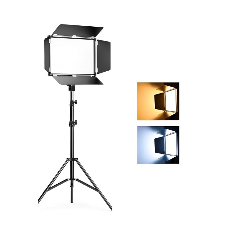 Panel Luz Led Video Profesional Con Trípode 2.1m Y Control