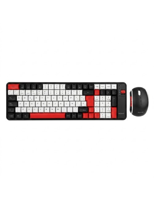 Combo Teclado Y Mouse Inalámbrico Bluetooth Recargable