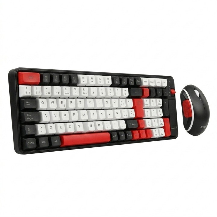 Combo Teclado Y Mouse Inalámbrico Bluetooth Recargable