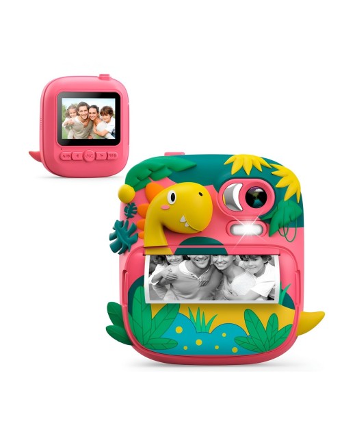 Camara Infantil Impresion Instantanea Dinosaurio Portable
