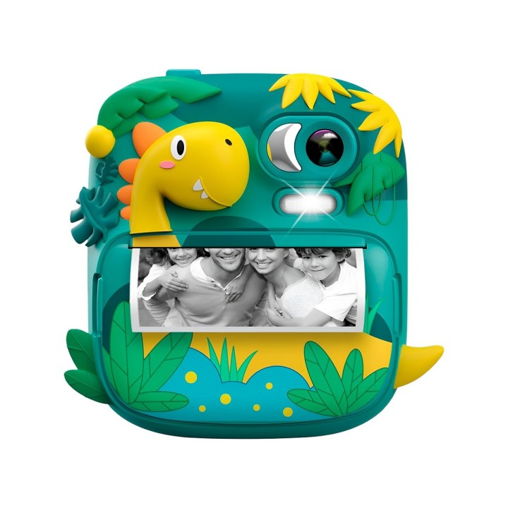 Camara Infantil Impresion Instantanea Dinosaurio Portable