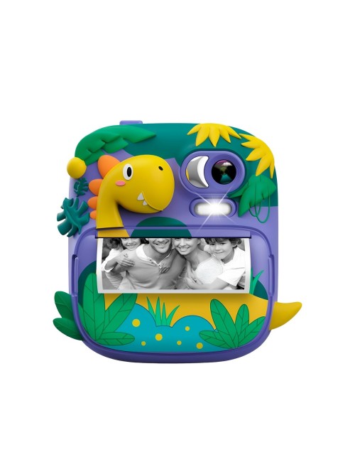 Camara Infantil Impresion Instantanea Dinosaurio Portable