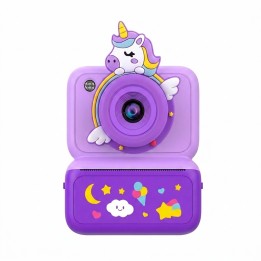 Cámara Digital Infantil Impresión Instantánea Unicornio