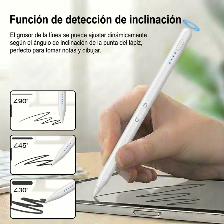 Lápiz Óptico Universal Para Tablet Celular Ios Android Negro