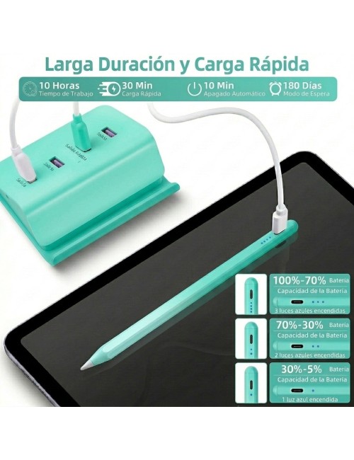 Lápiz Óptico Universal Para Tablet Celular Ios Android Negro