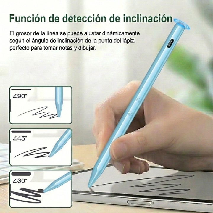 Lápiz Óptico Universal Para Tablet Celular Ios Android Negro
