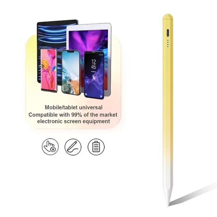 Lápiz Óptico Universal Celular Tableta Bicolor Rosa