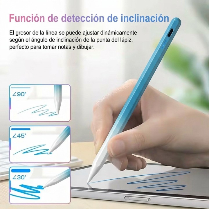 Lápiz Óptico Universal Celular Tableta Bicolor Rosa