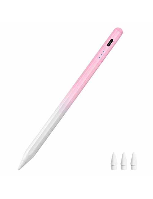 Lápiz Óptico Universal Celular Tableta Bicolor Rosa