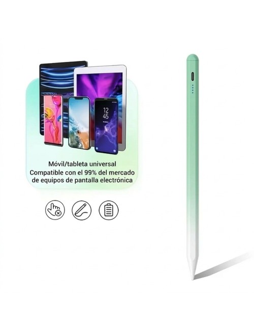 Lápiz Óptico Universal Celular Tableta Bicolor Rosa