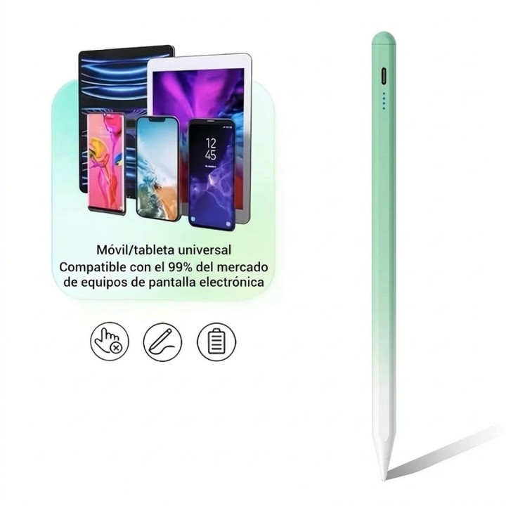 Lápiz Óptico Universal Celular Tableta Bicolor Rosa