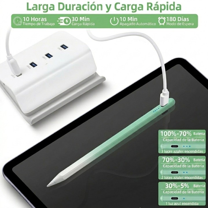 Lápiz Óptico Universal Celular Tableta Bicolor Rosa