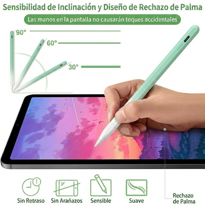 Lápiz Óptico Universal Celular Tableta Bicolor Rosa
