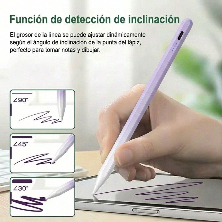Lápiz Óptico Universal Celular Tableta Bicolor Rosa