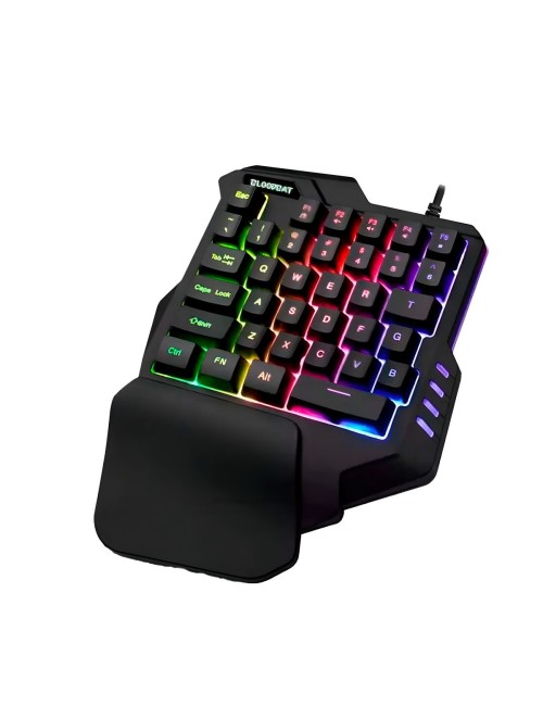 Combo Teclado Y Mouse Gamer N2000 Para Celular + Adaptador