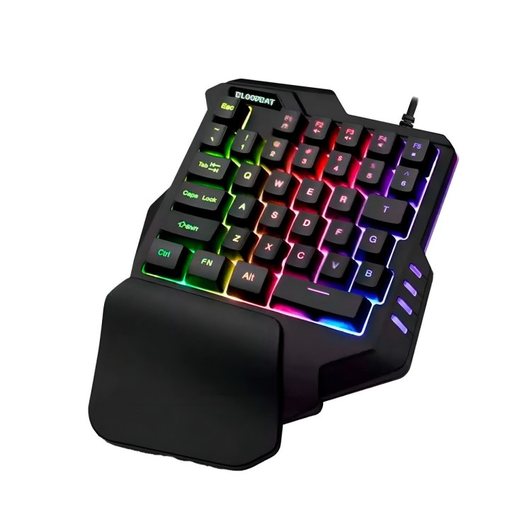 Combo Teclado Y Mouse Gamer N2000 Para Celular + Adaptador