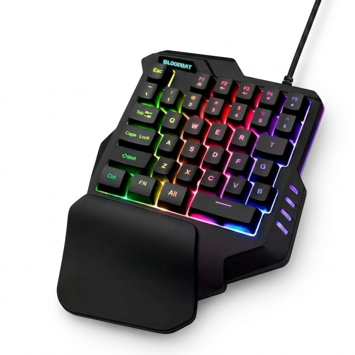 Combo Teclado Y Mouse Gamer N2000 Para Celular + Adaptador