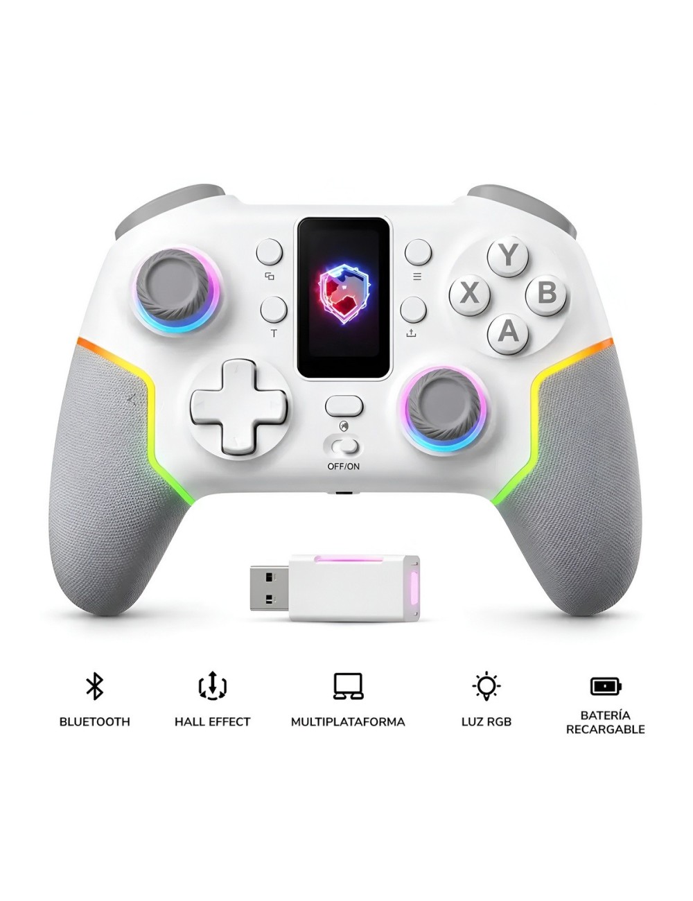 Control Gamepad Echtpower Ep05 Pantalla Pc Videojuegos