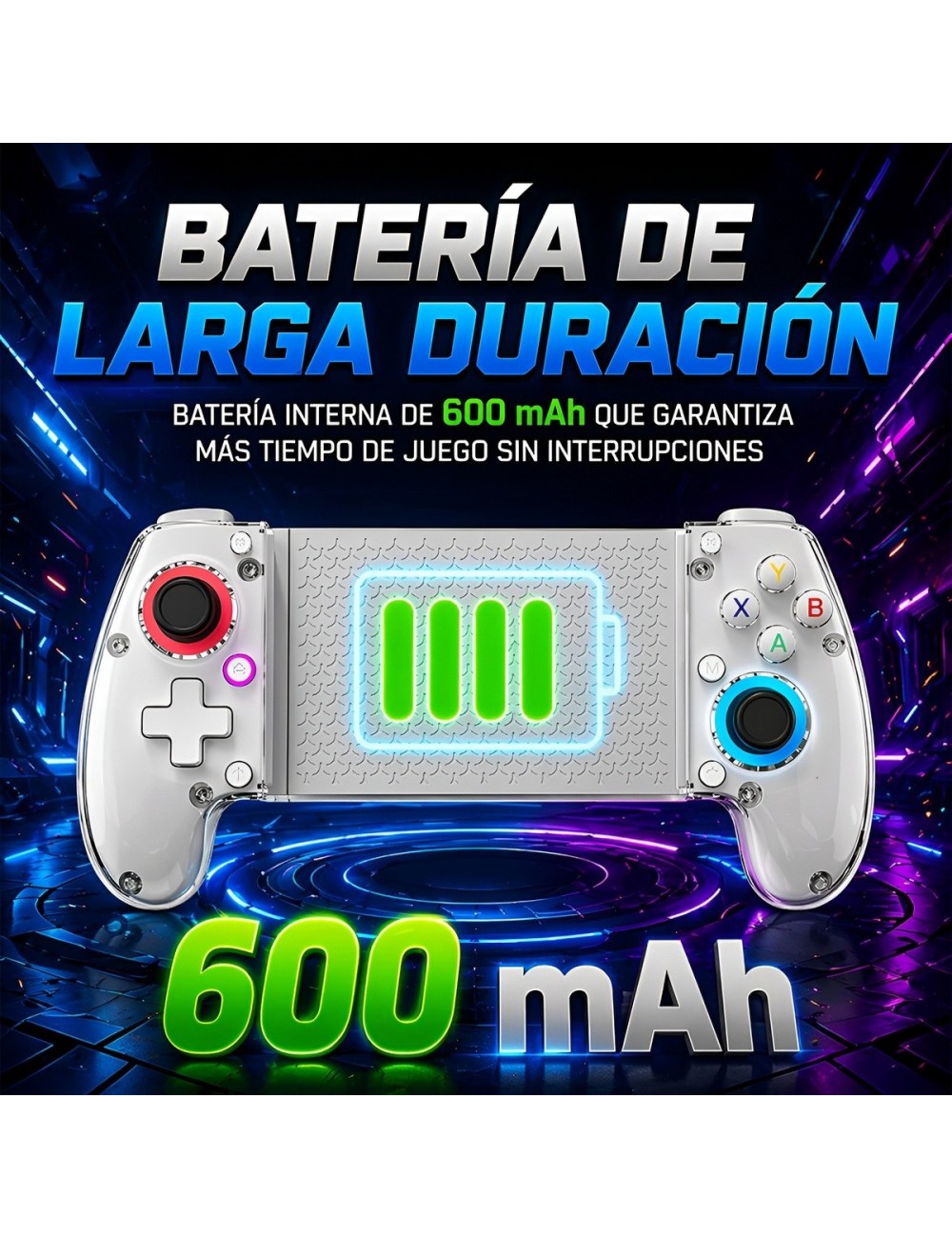 Control Gamepad Q101 Inalámbrico Celular Pc Videojuegos