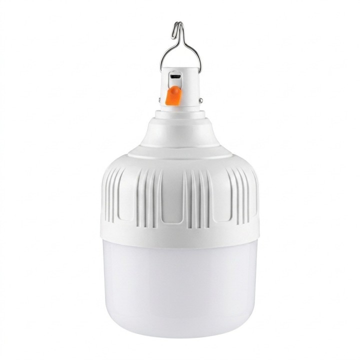 Foco Bombillo Lampara Led Recargable Portatil Usb Colgante