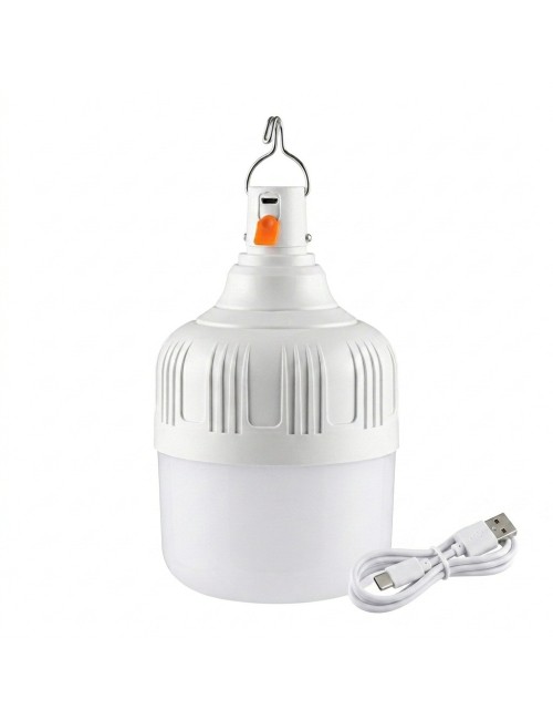 Foco Bombillo Lampara Led Recargable Portatil Usb Colgante