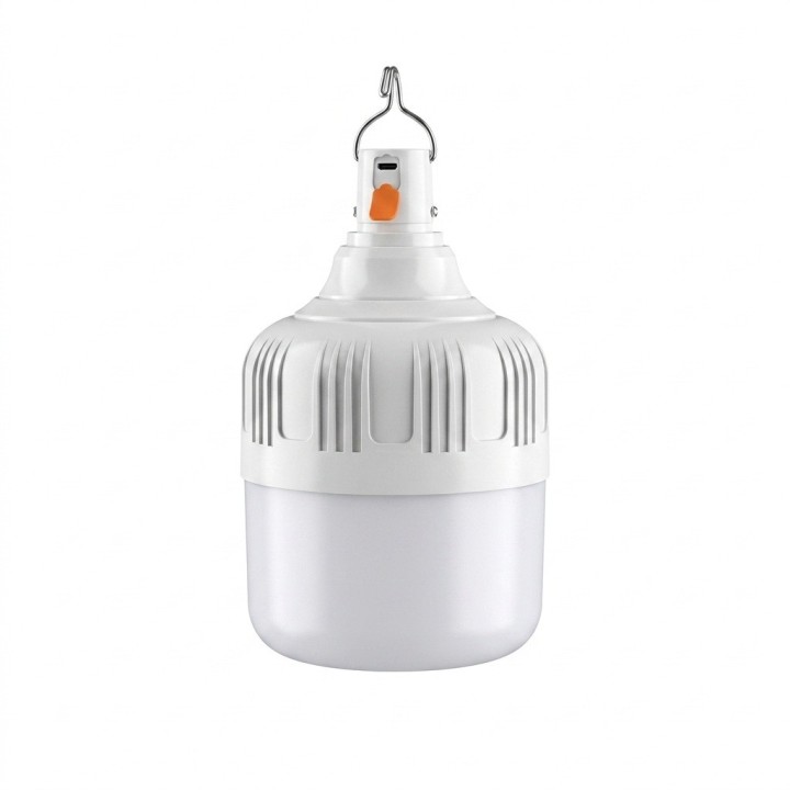 Foco Bombillo Lampara Led Recargable Portatil Usb Colgante