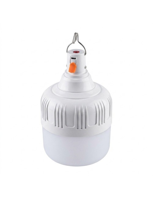 Foco Bombillo Lampara Led Recargable Portatil Usb Colgante
