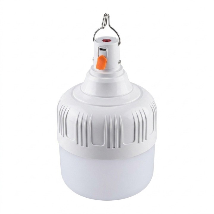 Foco Bombillo Lampara Led Recargable Portatil Usb Colgante