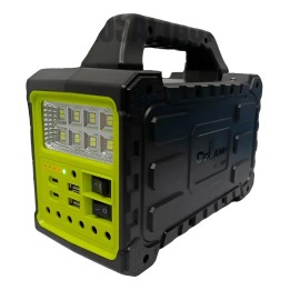 Generador Planta Sistema Solar Portátil Cl-3609 4 Focos Led