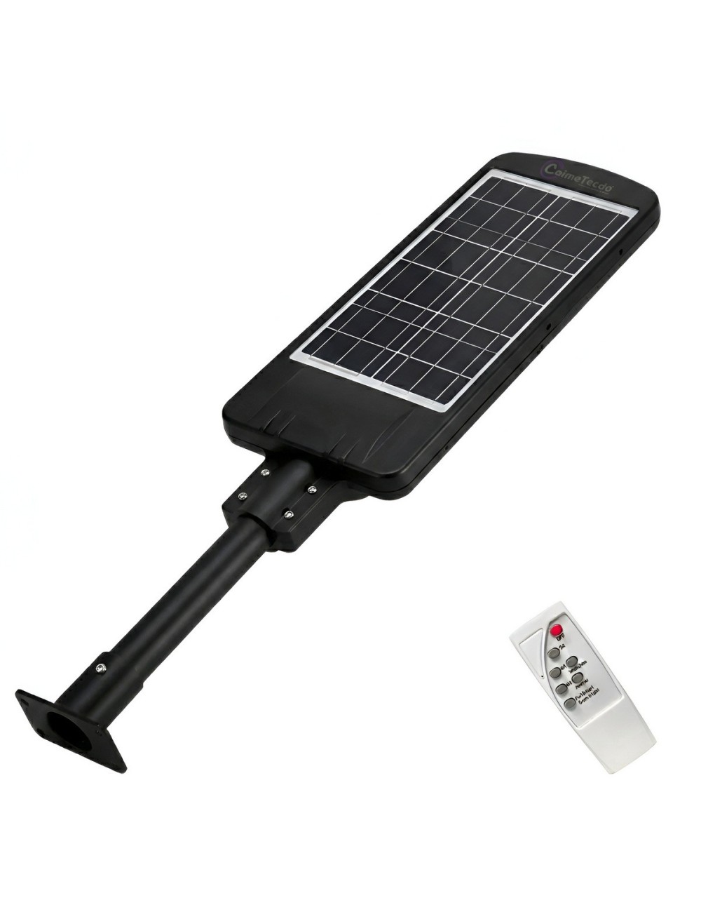 Lámpara Suburbana Solar 250w Sensor Movimiento Control