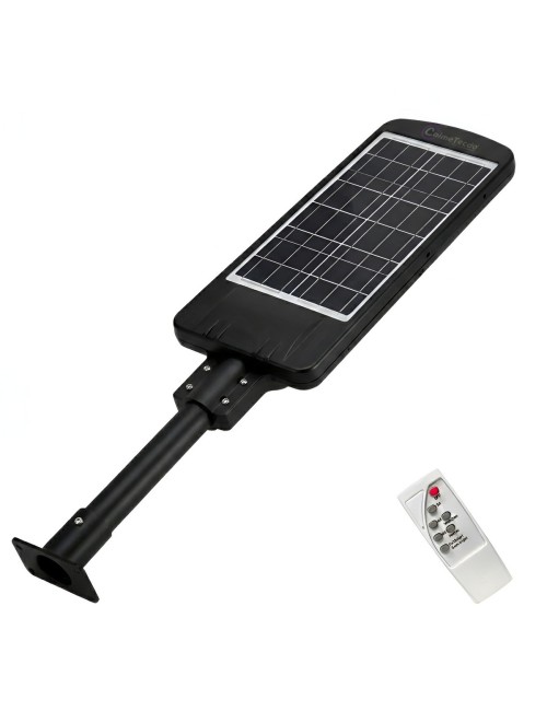 Lámpara Suburbana Solar 250w Sensor Movimiento Control