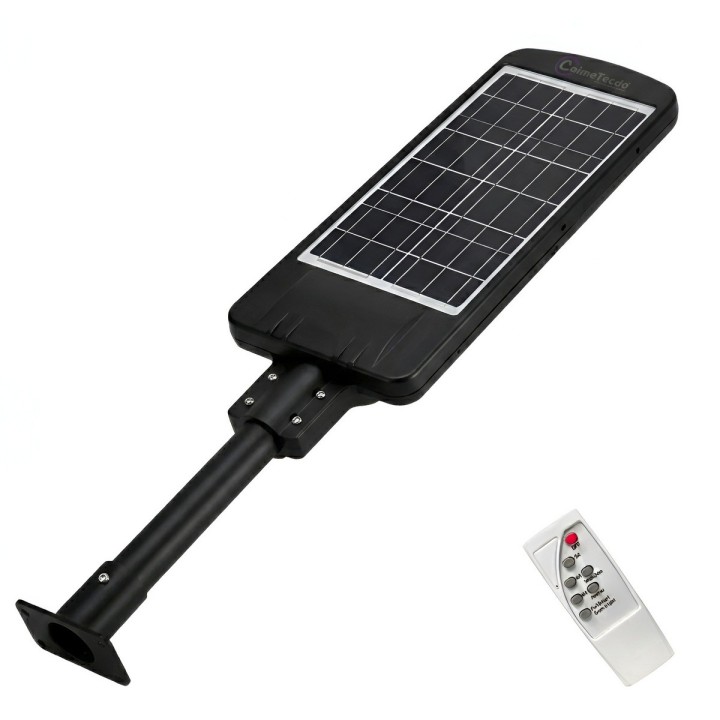 Lámpara Suburbana Solar 250w Sensor Movimiento Control