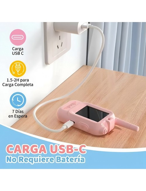Video Walkie Talkie Para Niños Con Cámara Wi-fi