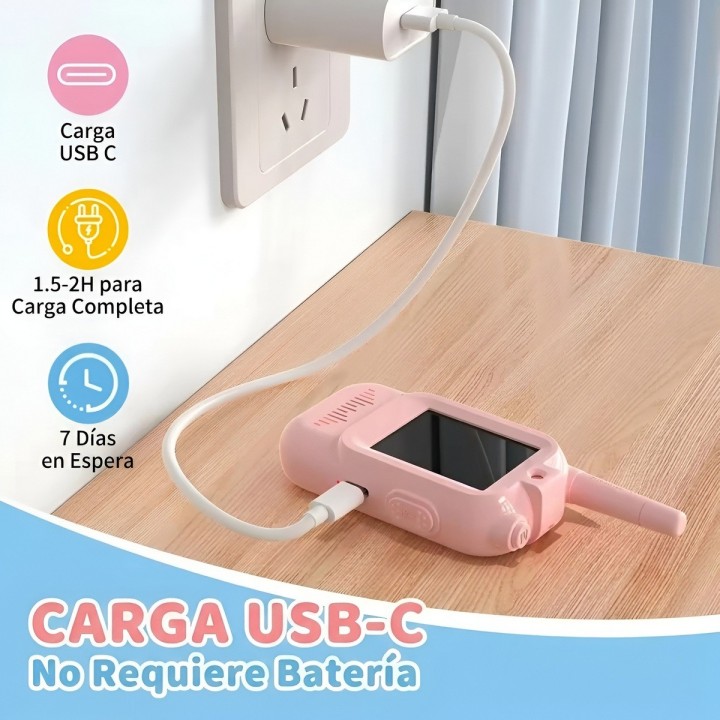 Video Walkie Talkie Para Niños Con Cámara Wi-fi