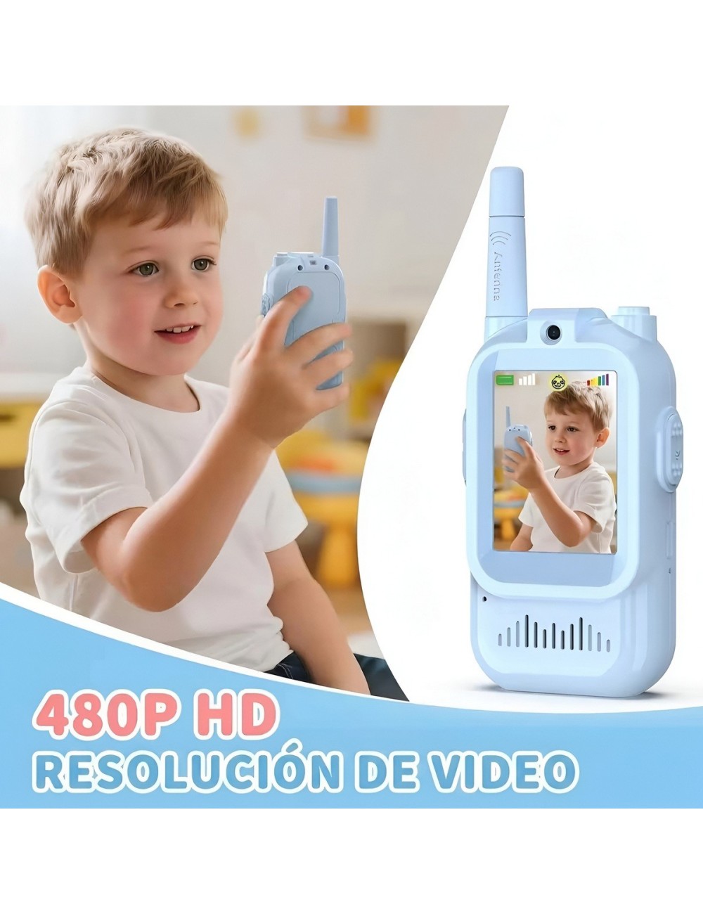 Video Walkie Talkie Para Niños Con Cámara Wi-fi