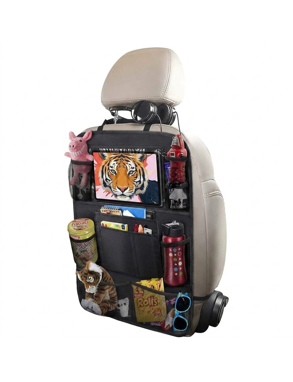 Organizador De Asiento Para Carro Con Soporte Tablet