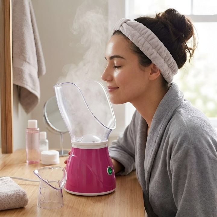 Vaporizador Facial Sauna Spa Limpieza De Poros
