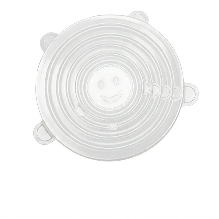 Set 6 Tapas De Silicona Elásticas Reutilizables Multiusos