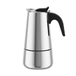 Cafetera Italiana Moka Acero Inoxidable 6 Tazas Espresso