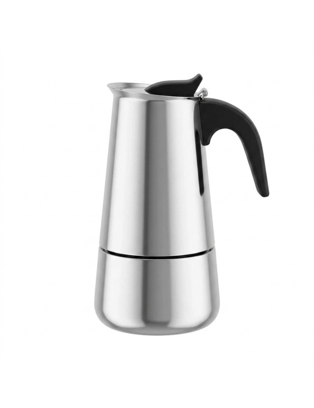 Cafetera Italiana Moka Acero Inoxidable 6 Tazas Espresso